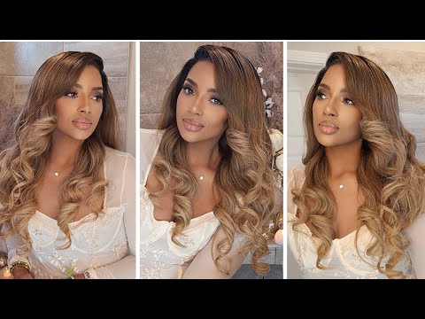 NEW BLOND OMBRE BOMBSHELL! Brown-Girl Friendly Balayage Hairline Wig | OmgHERHair