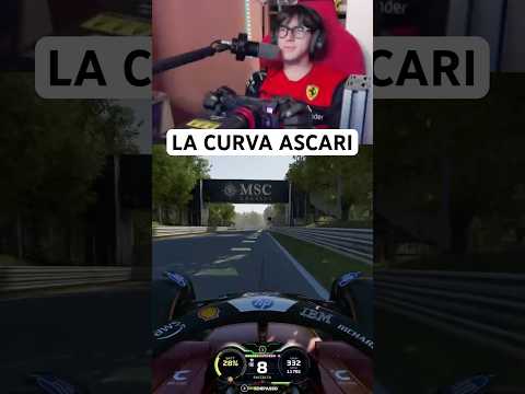 TUTORIAL: LA CURVA ASCARI DI MONZA 😃 #f1 #formula1 #f125