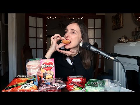 Eating South Korean Snacks ~ Again! ~ Eat Some Snacks With Me ~ Whispered ASMR