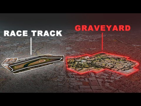 The Race Track Next To A Graveyard