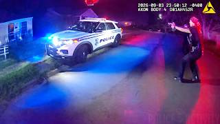 Suspect Steals Police Car Then Crashes Through a House