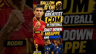 World Cup: How Rodri Shut Down Mbappé & France | Ballon d'Or Performance?