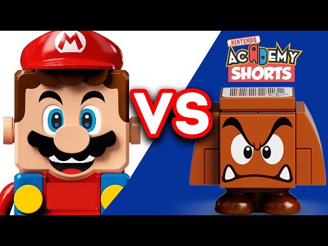 LEGO MARIO VS LEGO GOOMBA! #shorts Nintendo Shorts