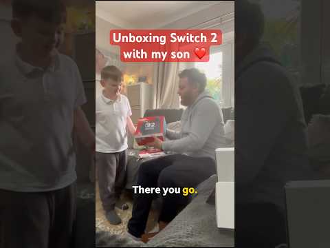 Nintendo Switch 2 UNBOXING With my Son! ❤️🥹