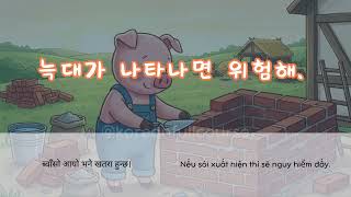 Three Little Pigs (Korean Listening Practice)