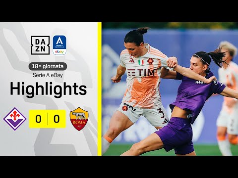 HAAVI fermata dalla traversa: Fiorentina-Roma Women 0-0 | Serie A Femminile eBay | DAZN Highlights