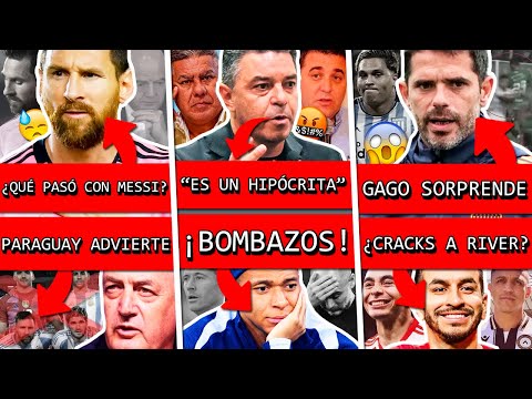 MESSI preocupa a ARGENTINA+ MBAPPE caos+ GALLARDO vs TAPIA+ RIVER busca CRACKS+ GAGO sorprende BOCA