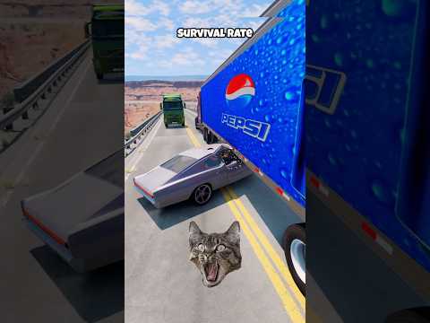 Chance of survival with different vehicles #beamng #beamngdrive #game #gameplay #gaming