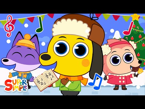 Let's Go Caroling | Sing along to your favorite Christmas songs! | Super Simple Songs
