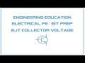 Transconductance and BJT Analysis