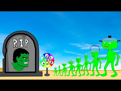 Rescue Evolution Of HULK Vs Evolution Of MONSTER RADIATION : Returning From The Dead SECRET - FUNNY