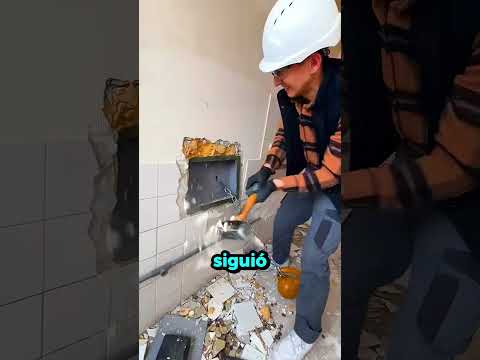 Rompió la pared y encontró algo impactante adentro! 💎😮