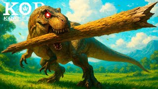 DINOSAURIOS ARMADOS CON TRONCOS | KING OF BONES