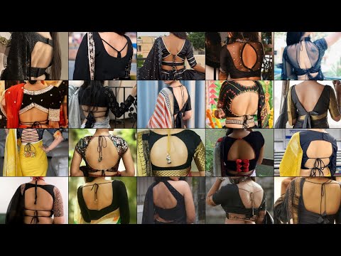 Black Blouse Back Neck Designs| Black Blouse Designs Back Side| New Blouse Design 2025| #gala #gale