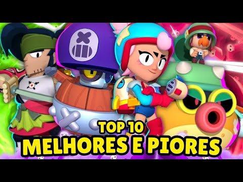 FIM DO MOE! TOP 10 MELHORES e PIORES BRAWLERS do BRAWL STARS para o NOVO META!