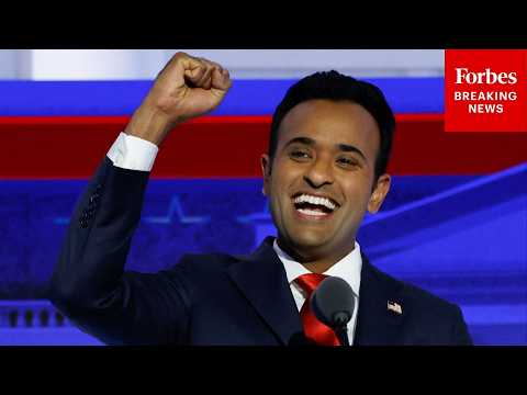 YouTube video thumbnail: 'We're On The Cusp Of A New Dawn': Vivek Ramaswamy Speaks After Securing GOP Nomination In Ohio