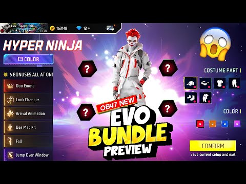 Ob47 Update New Evo Bundle 🥳🤯 | Free Fire New Event | Ff New Event | Upcoming Event In Free Fire