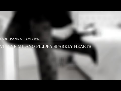Trying Out Vienne Milano Filippa Sparkly Hearts (Silver)
