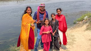 Hum log gaye chandrika mata ke mandir darshan karne🙏🏻❤ #vlog #family #jaimatadi