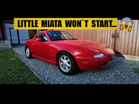 Prima pornire dupa mult timp... Miata Restoration. Part2