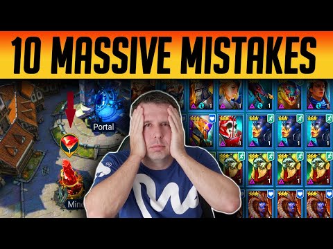 FTP Day 3 - 10 MASSIVE MISTAKES NEW PLAYERS MAKE | Raid: Shadow Legends