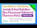 Kuis Polinomial dan Teorema Vieta