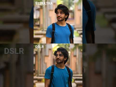 S22 Ultra VS DSLR - Portrait Mode Comparison! #Shorts
