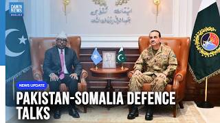 YouTube video thumbnail: Pakistan, Somalia Boost Defence Cooperation as Field Marshal Asim Munir Hosts Somali Minister