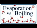 Evaporation and Boiling Concepts