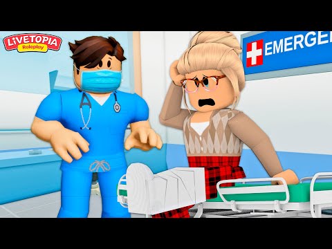 ROTINA DO DIA | VOVÓ QUEBROU A PERNA! Family Roleplay Livetopia - ROBLOX