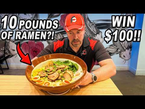 172 People Failed Boston's Biggest 10 POUND Japanese Ramen Challenge!!