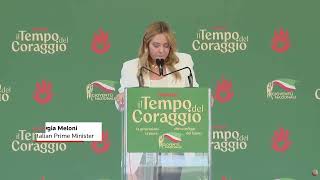 YouTube video thumbnail: Meloni Vows to ban Veils in Italy’s Schools, cap Foreign Students