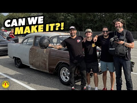 First Track Hits + Last Minute Drag Week THRASH in My NASCAR Powered ‘55 Chevy!