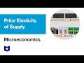Elasticity of Supply Concepts