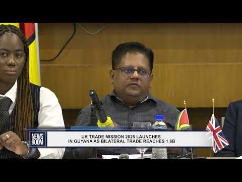 YouTube video thumbnail: UK Trade Mission 2025 Launches In Guyana As Bilateral Trade Reaches 1.6B
