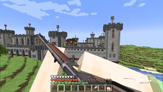 DESTROYING PILLAGERS BASTILLE USING WORLD WAR I WEAPONS IN MINECRAFT