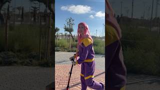 Patinete en el Parque 😼 🛴-#shortvideo