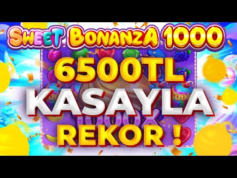 SWEET BONANZA 1000 YENİ OYUN 🍭| 6500 TL KASAYLA REKOR ÖDEME 🍭SLOT OYUNLARI TAKTİK VURGUN 🍭