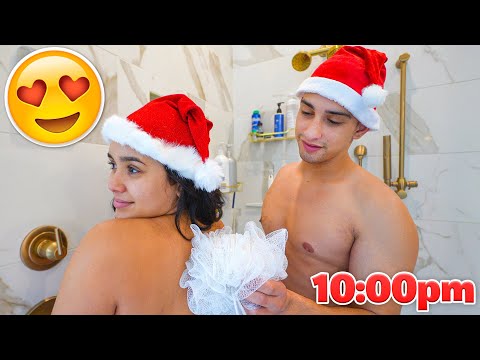 OUR CHRISTMAS NIGHT TIME ROUTINE AS A COUPLE