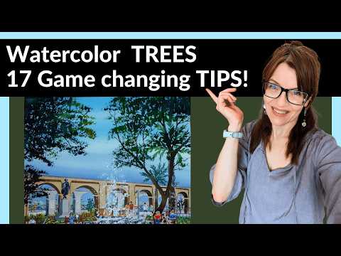 Watercolor Trees! (17 of my BEST Tips and Tricks)