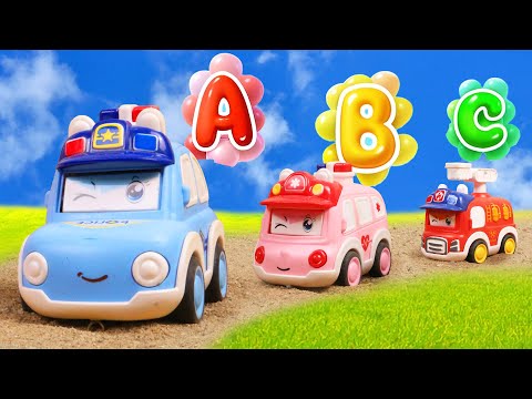 ABC Song with Balloons | Learn ABC Alphabet for Children |Car toys Rstories| Enjo mini farm