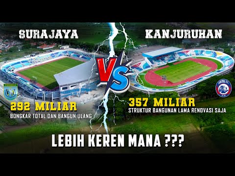 UNGKAP FAKTA !! STADION SURAJAYA vs KANJURUHAN 😱 KENAPA LEBIH MAHAL KANJURUHAN TAPI .. ...