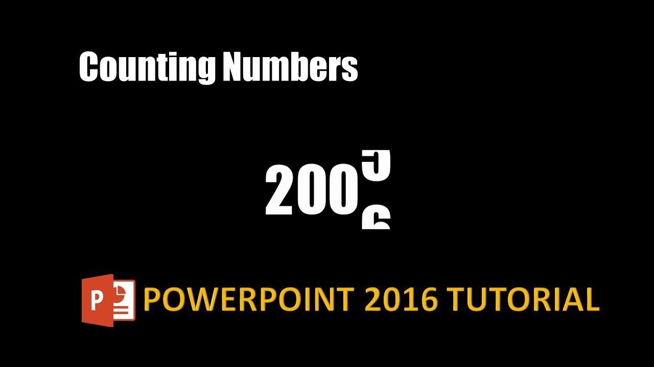 Number Countdown Animation in PowerPoint The Teacher