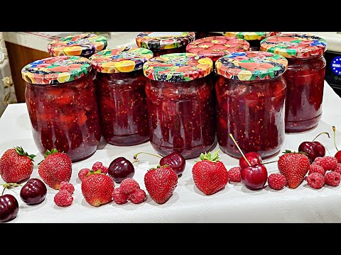 ПОТРЯСАЮЩЕ ВКУСНОЕ ВАРЕНЬЕ! ВАРЕНЬЕ ЗА 3 МИНУТЫ! ПРОВЕРЕННЫЙ РЕЦЕПТ.