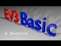 EV3 Sensor Functionality and Usage