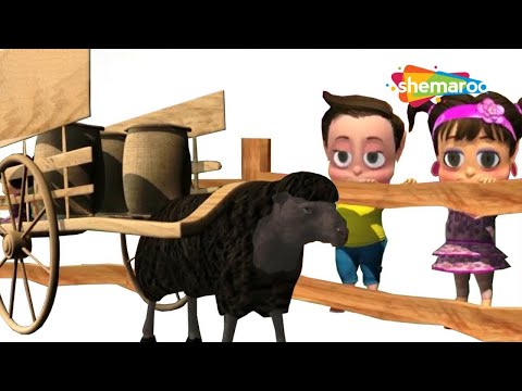 Baa Baa Black Sheep - Nursery Rhyme Kids Song - Popular Nursery Rhymes @shemarookidsjunior