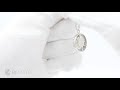 Margherita Pendant Pearl and White Zircon Stones