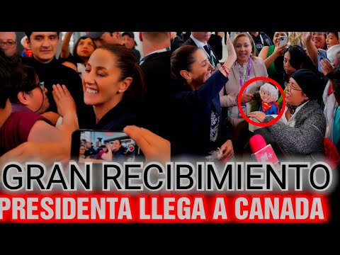 PRESIDENTA EN CANADA! GRAN RECIBIMIENTO EN EL AEROPUERTO DE CALGARY!