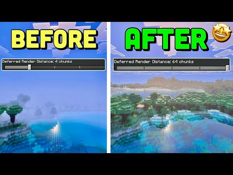 How To Increase Render Distance In Minecraft Bedrock 1.21.90+ (Vanilla, Vibrant Visuals & RTX)