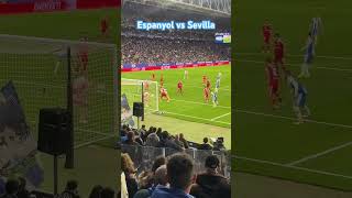 Espanyol vs sevilla #espanyol #sevilla #laliga